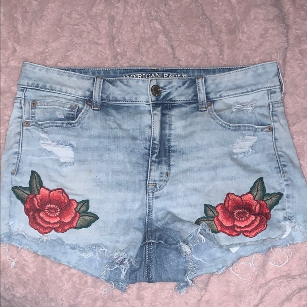American Eagle Hi-Rise Jean Shorts